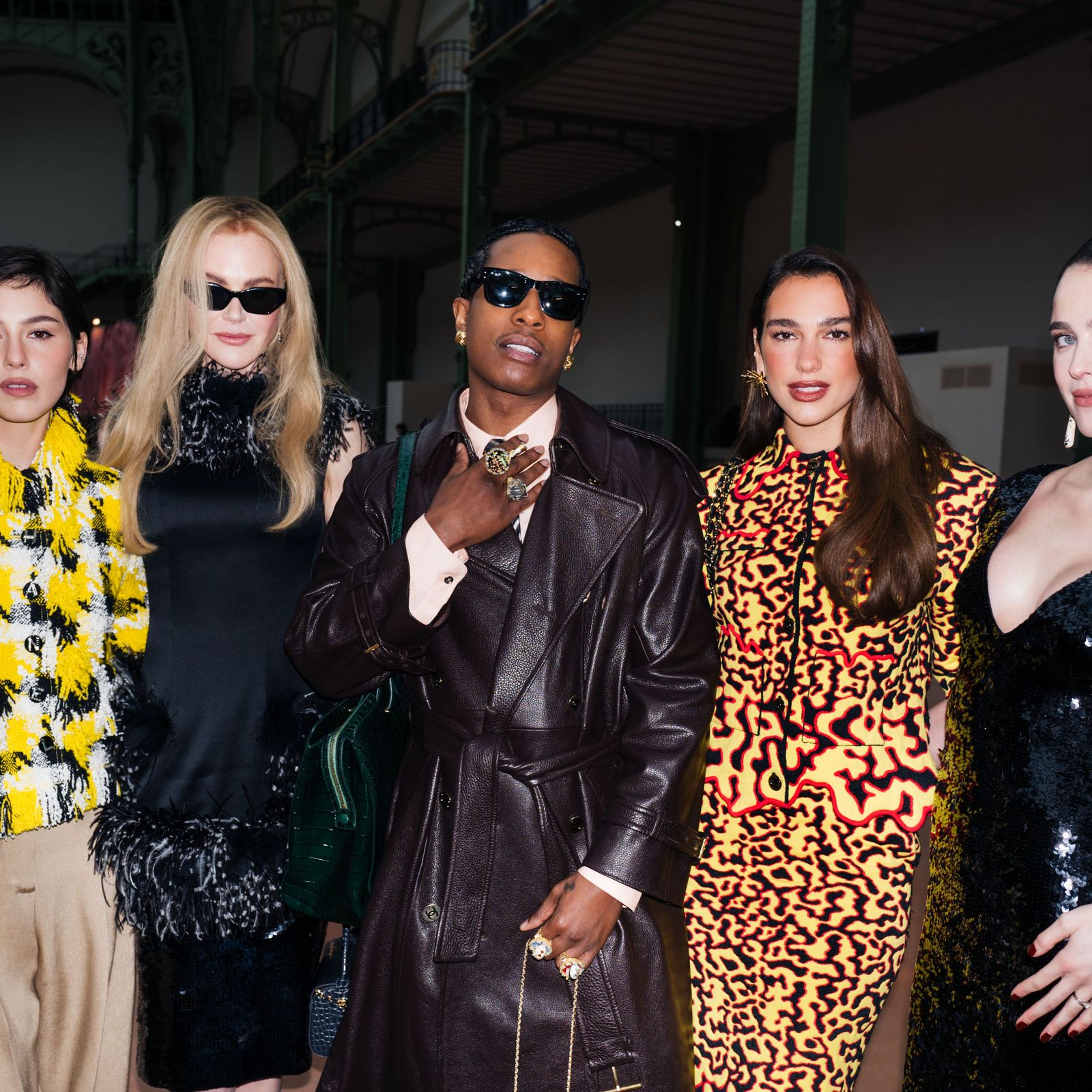 An A-list crowd transformed into Parisians at the Chanel couture show