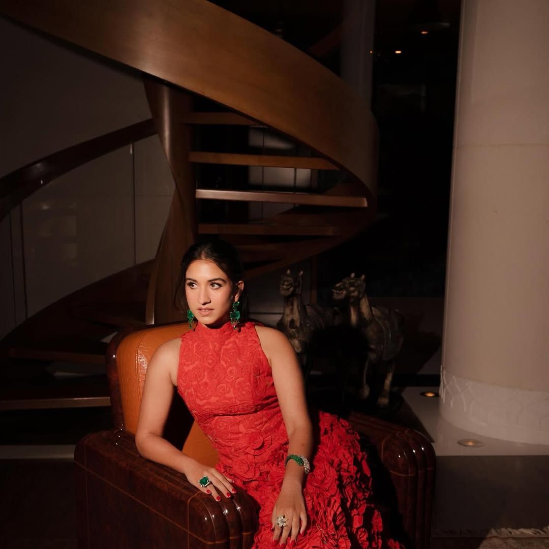 Radhika Merchant Ambani blooms in a custom Oscar De La Renta gown